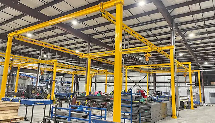 2 ton freestanding kbk crane for reference 