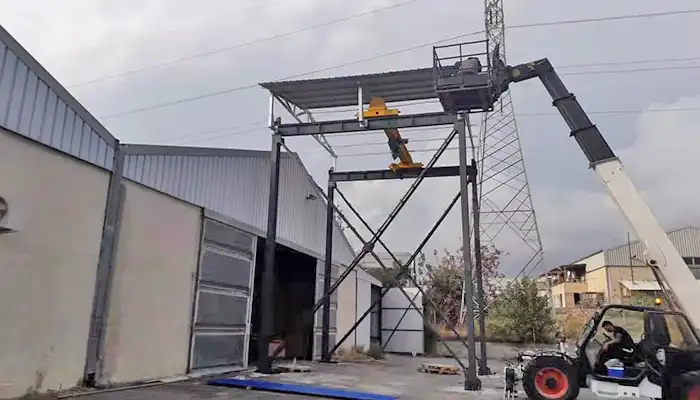 2 ton freestanding bridge crane 