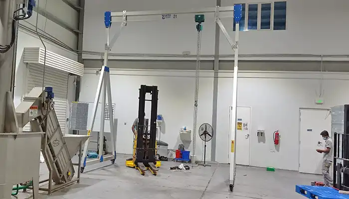 2 ton A frame gantry crane for sale 