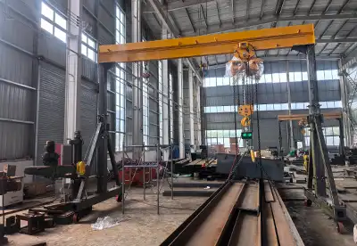 10 Ton Portable Gantry Cranes on WheelsFlexible Lifting Solutions