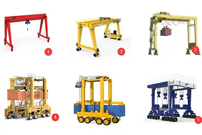 5 Types of Rubber Tyred Cranes Full Guide Design, Tonnage & Uses