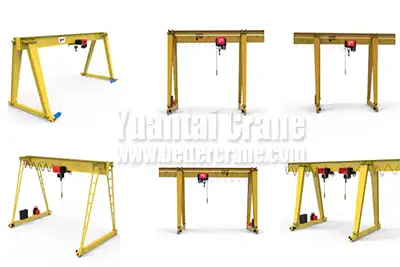 Custom Options for Single Girder Gantry Cranes