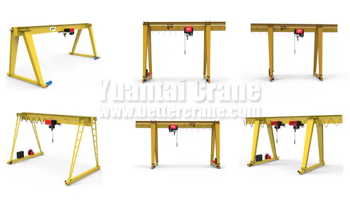 single girder gantry crane for sale 