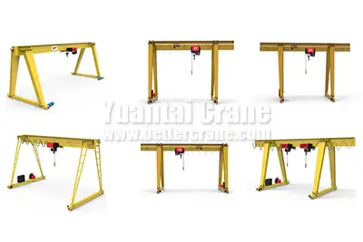 Top 8 Hot Sale Single Girder Gantry Cranes 1-20 Ton  for You