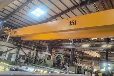 Maximizing Indoor Floor Space with 15 Ton Bridge Cranes