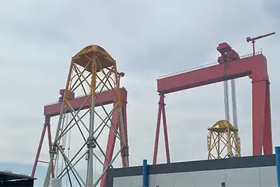 100 to 600 Ton Shipbuilding Gantry Cranes:Choose Right Capacity