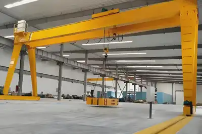 55 Ton European Double Girder Gantry Crane Azerbaijan -Yuantai