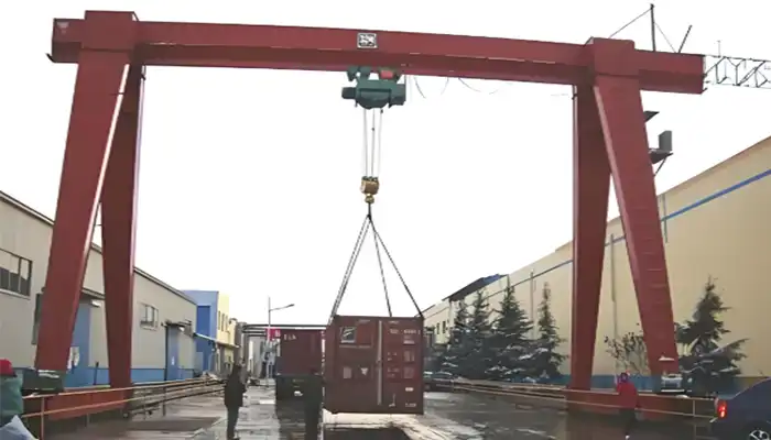 20 ton gantry crane single girder for sale 