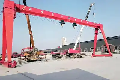 2–20 Ton Single Girder Gantry Cranes for Bamboo Handling