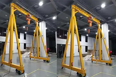 Case Study: 3 Ton Portable Gantry Crane for Spain Workshop