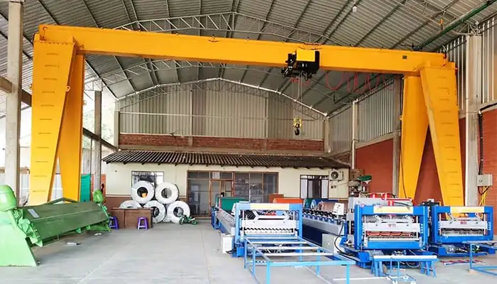 15 ton gantry crane for sale， single girder European style gantry cranes 