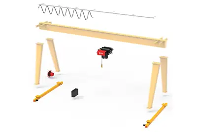 15 Ton Gantry Crane Kits | Local Assembly & Bulk Orders