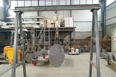 Electric Winch Portable Gantry Crane for Fast Material Handling