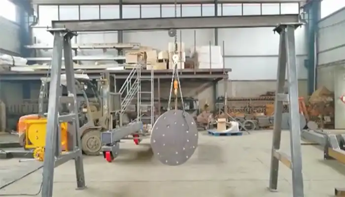 electric winch portable gantry crane for sale 