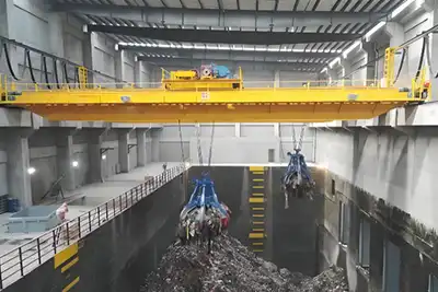 Single vs. Double Girder Waste Grab Cranes for MSW Handling