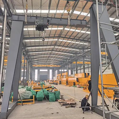 12 ton gantry crane with rubber tyred wheels 