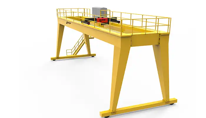 double girder gantry crane, Euopean style adanced hoist  gantry crane for heay duty 5 ton to 320 ton 