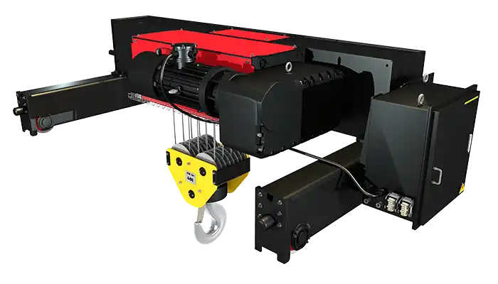 NRT low headroom hoist trolley for double girder overhead crane 3 ton to 80 ton 