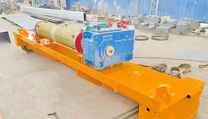 40/5 ton open winch trolley for   double girder overhead crane Pakistan 