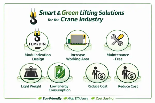 Intelligent features of Smart Explosion proof hoist cranes 