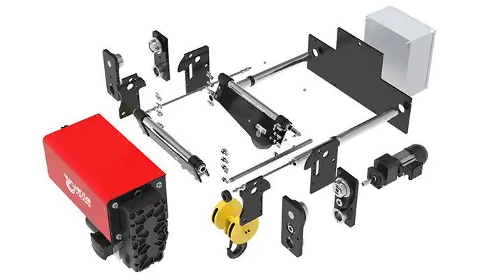 Electric rope hoist for single girder crane 