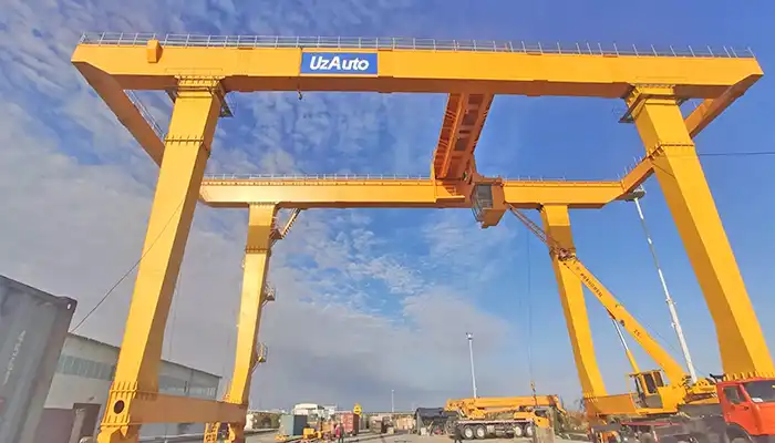 41 ton rail mounted gantry crane for container handling 
