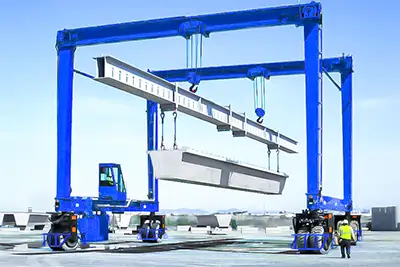 Industrial Rubber Tyred Gantry Crane 5 Ton to 900 Ton