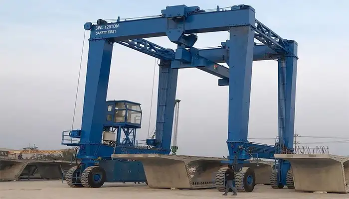  U-Frame RTG Gantry Crane for Industrial Material Handling 