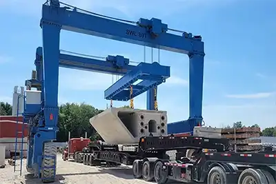 80 Ton RTG Crane for Highway Girder Lifting Vietnam