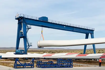 20T RTG Crane for Wind Turbine Handling Case Study