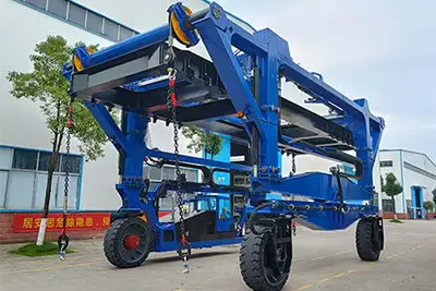 60T Straddle Carrier for UAE Port Container Handling Solution