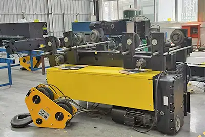 25 Ton Electric Hoist for Sale Poland Gantry Crane Project