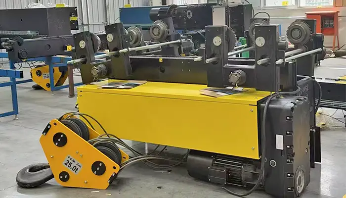 25 ton electric wire rope hoist for sale Poland for single girder gantry crane