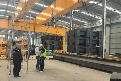 QDX 6t+6t Tandem Lift Double Girder Overhead Crane 12 Ton