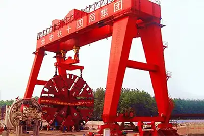 Shield Tunnel Gantry Crane for TBM Installation & Lifting