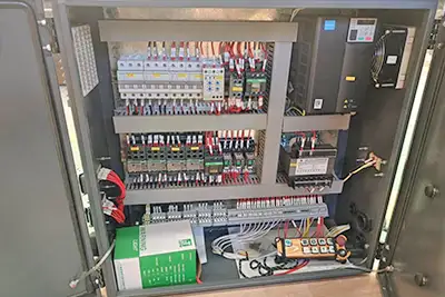 electric cabinet of 5 ton single girder gantry crane 