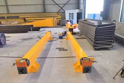ground beam of the 5 ton cantilever gantry crane 