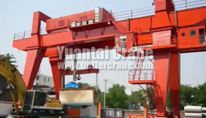 rail mounted gantry crane for metro and tunnel contruction 