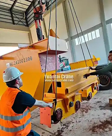 end carriage installation 150 Ton Overhead Crane for Sale in Paraguay | Heavy Duty EOT Crane