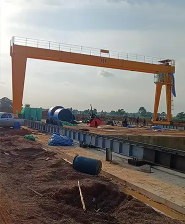 10 ton gantry crane after installation 