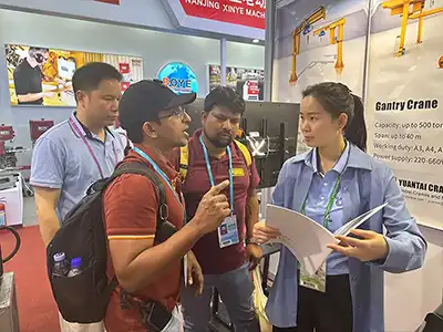 Worldwide clients exploring Yuantai Cranes