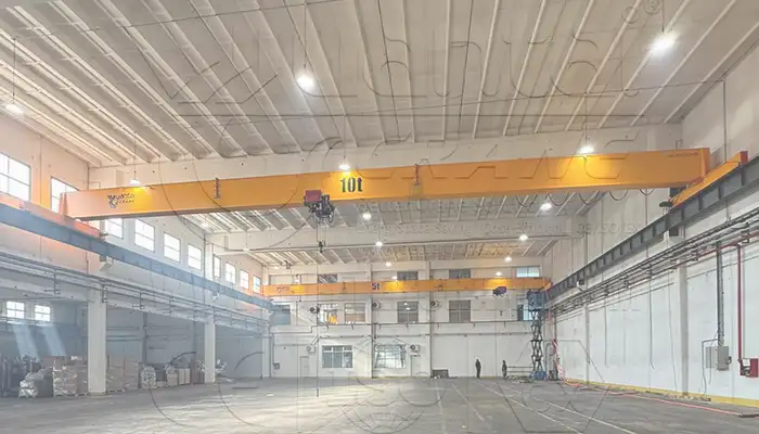 10 ton and 5 ton single girder overhead crane for sale from Chinese Crane Manufacturer in China 