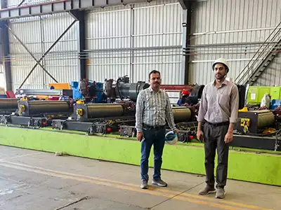 At Yuantai Factory, the electric hoist produciton workshop