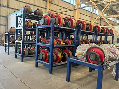 At Yuantai Factory, the wheels workshops