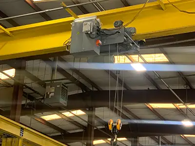 5 Ton and 10 Ton European Electric Wire Rope Hoists for USA, 480V 60Hz 3 Phase