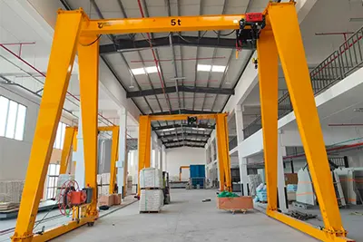 5 Ton Gantry Crane Case Study | UAE Single Girder Gantry Crane